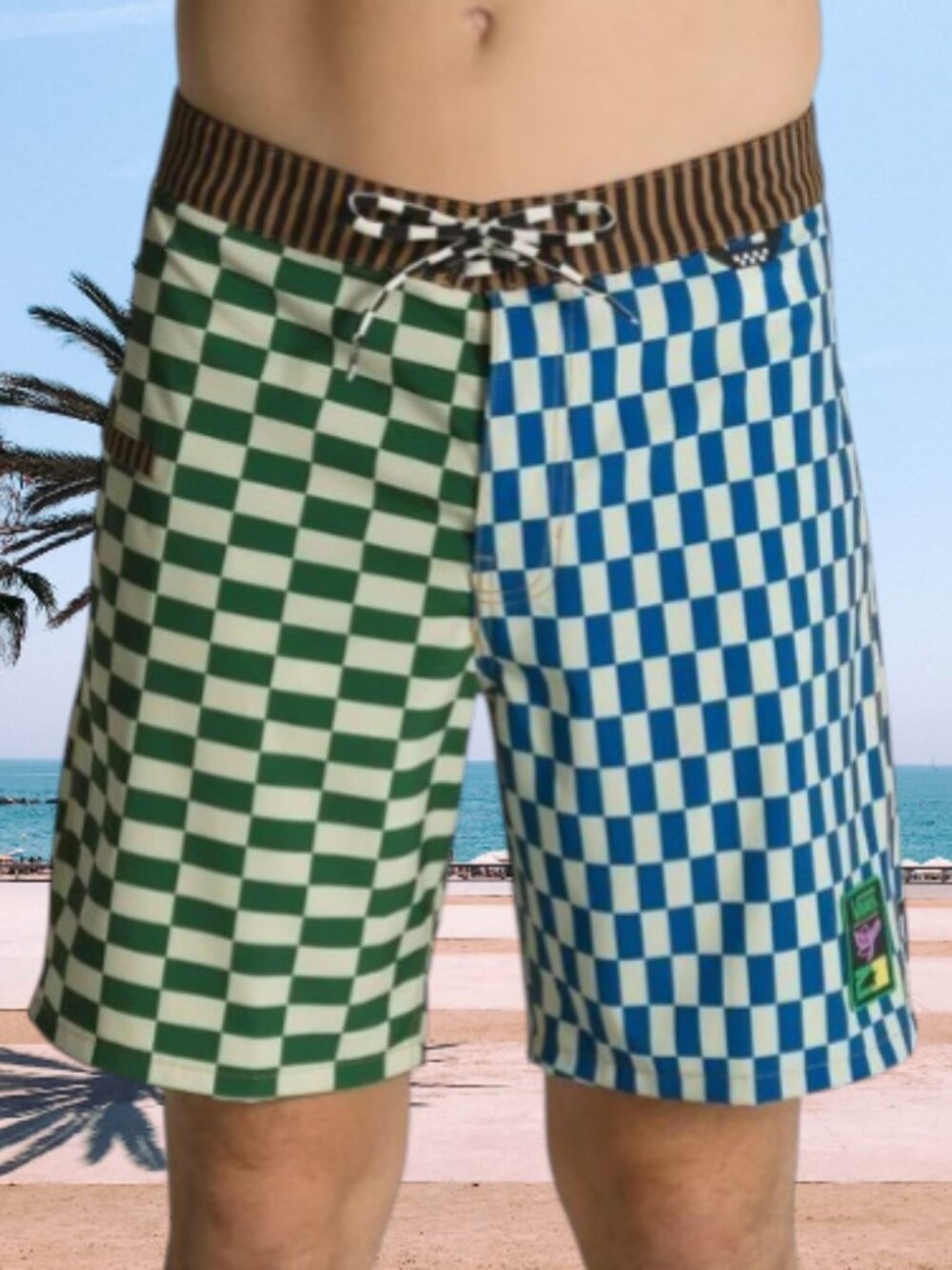 Vans 40 Daily Boardshort Mani Wata Green Blue